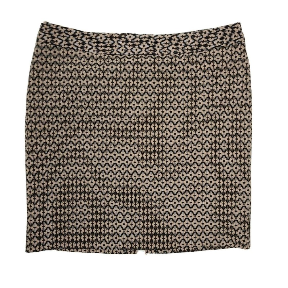 WORTHINGTON Brown Black Geometric Pattern Skirt‎ 12